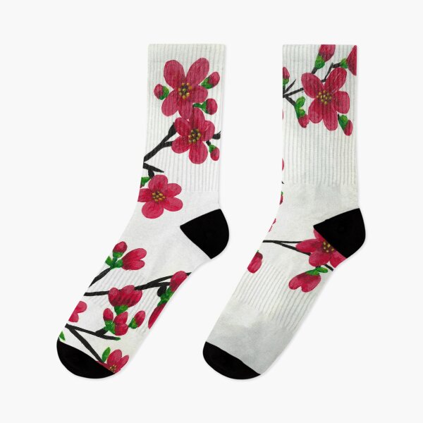 Item preview, Red Flowering Branches designed and sold by Wyndee Breheny.