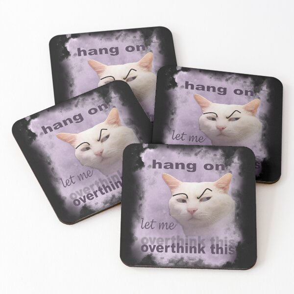 Item preview, Funny meme cat let me overthink this designed and sold by Laughing Wild.
