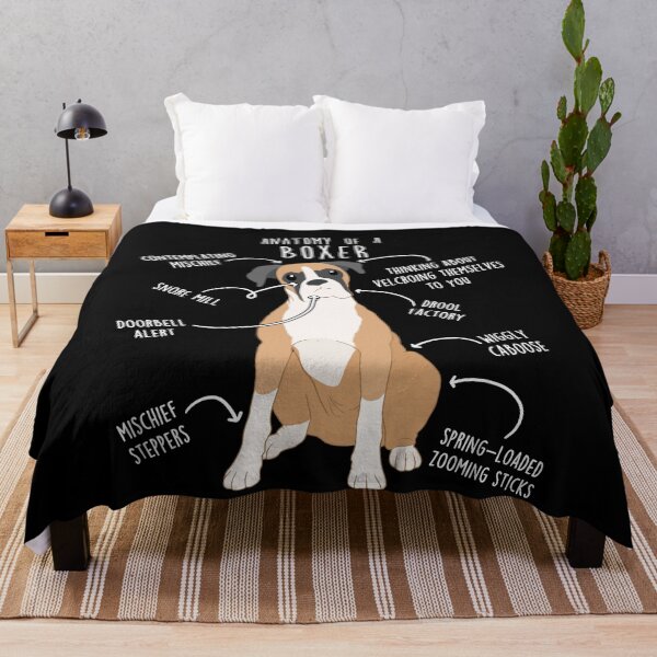 Item preview, Boxer Dog Fawn Anatomy designed and sold by Clara Hollins.