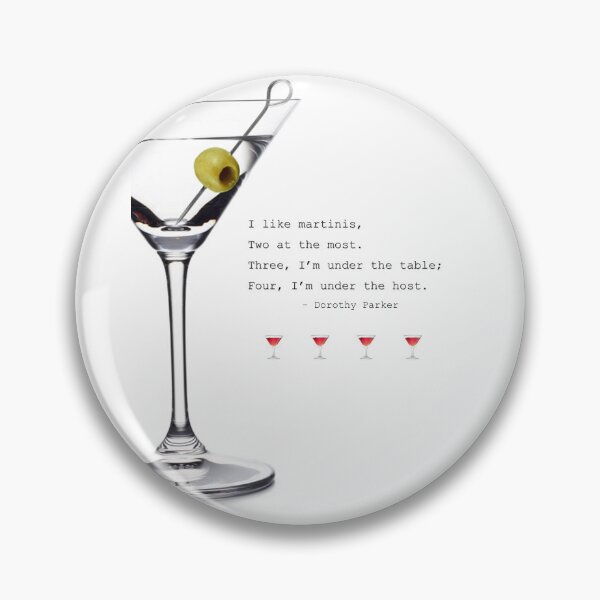 Item preview, Dorothy Parker martini poem designed and sold by STMCreative.