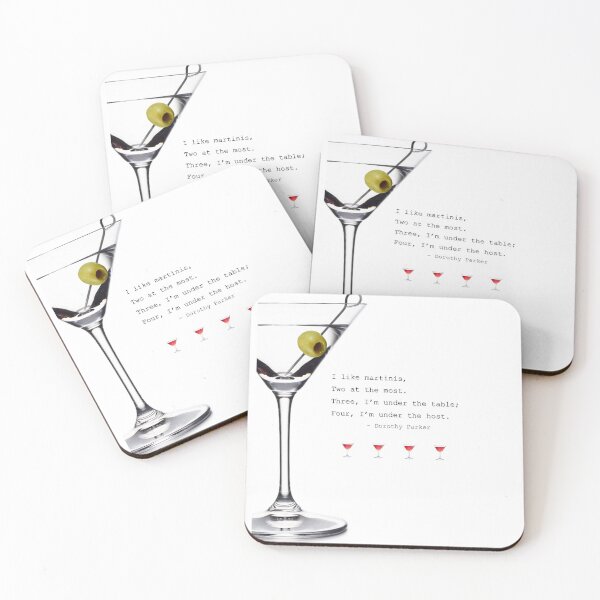 Item preview, Dorothy Parker martini poem designed and sold by STMCreative.