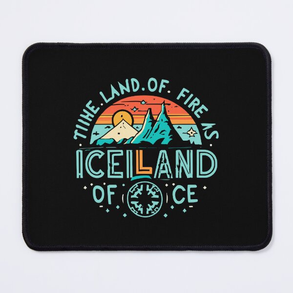 Item preview, Iceland Travel Apparel & Souvenirs - the Land of Fire & Ice T-Shirt designed and sold by MizoX7.