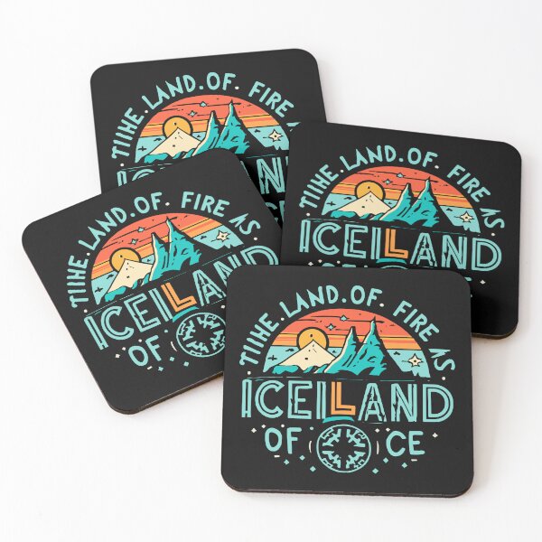 Item preview, Iceland Travel Apparel & Souvenirs - the Land of Fire & Ice T-Shirt designed and sold by MizoX7.