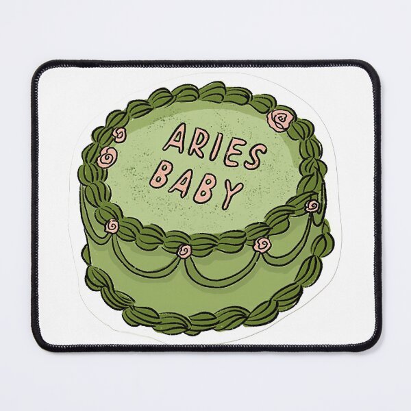 Item preview, Aries Cake Stickers | Fancy Cake Stickers - Astrology Stickers Vinyl Stickers | Laptop Stickers Zodiac designed and sold by LOUDREART.