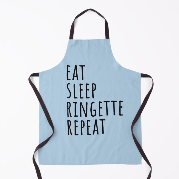 Item preview, Eat Sleep Ringette Repeat - elegant black text design designed and sold by EmeraldeaArt.