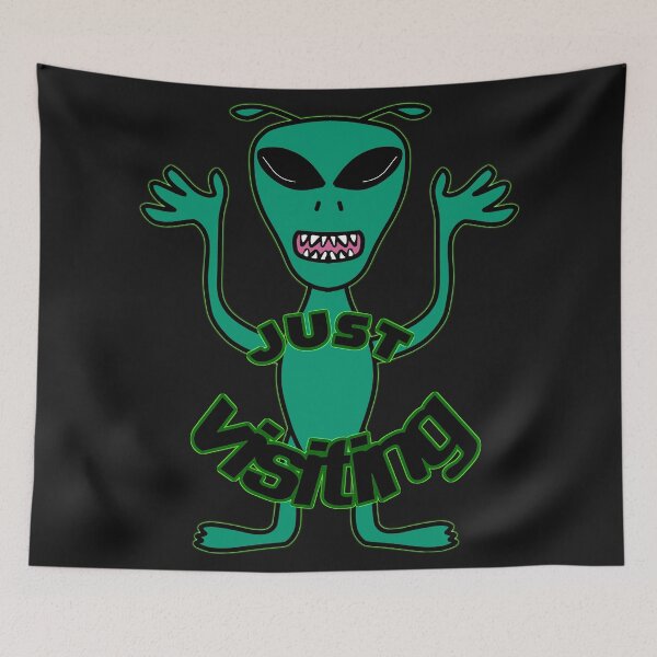 Item preview, Alien just visiting designed and sold by PaintDesigns.