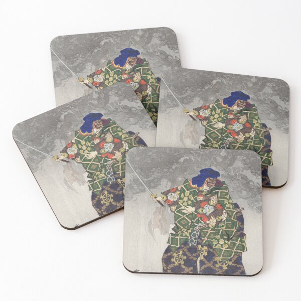 Item preview, Actors in the Noh theater play Eboshiori by Kogyo Tsukioka designed and sold by My Artprintz.