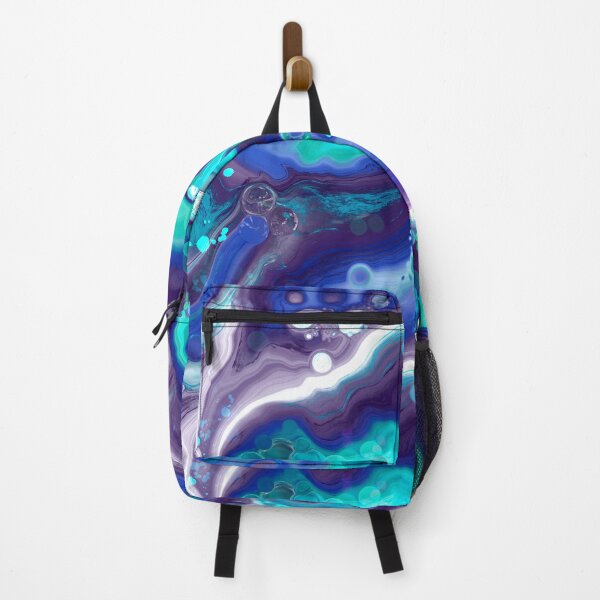 Item preview, Rainy Day, digital fluid pour with cells designed and sold by MayGreenAbgrall.