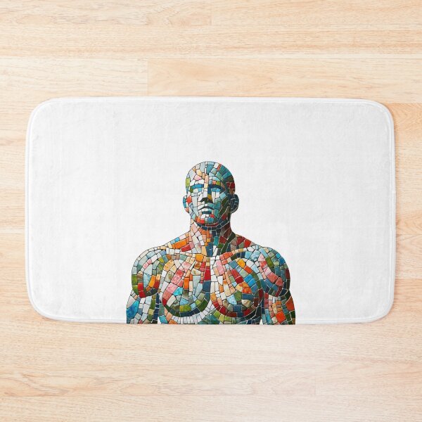 Item preview, Mosaic Man Made from Ceramic Tiles in the Past designed and sold by kylmllr101684.