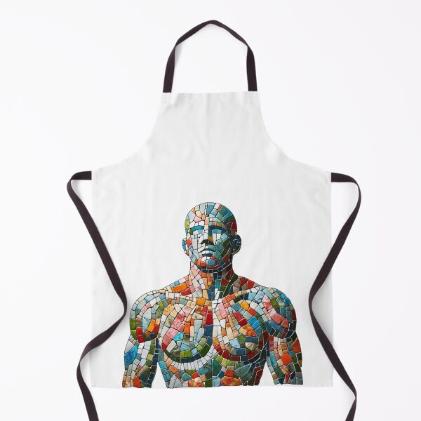 Item preview, Mosaic Man Made from Ceramic Tiles in the Past designed and sold by kylmllr101684.
