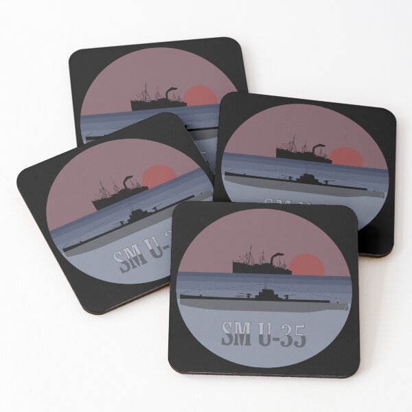 Item preview, German WW1 Submarine SM U-35 Wartime Scene designed and sold by MilitaryMart.
