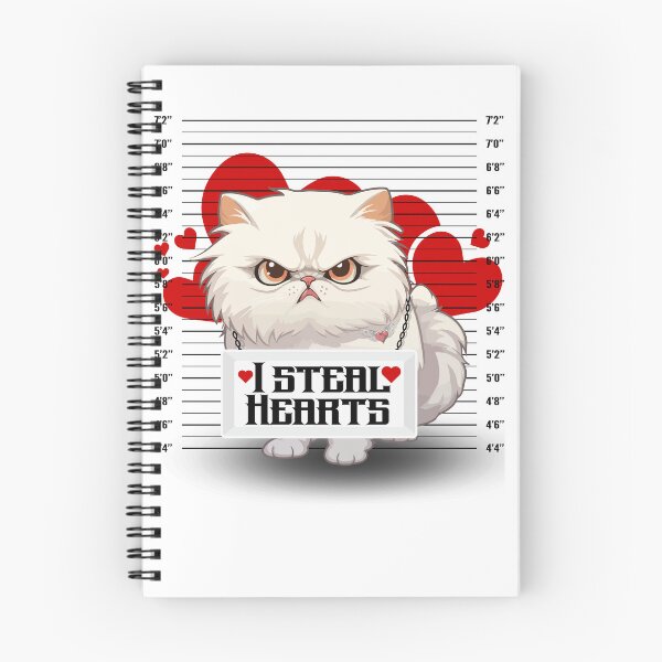 Item preview, I Steal Hearts Cute Cat, Persian Cat, designed and sold by MixedVibes Co..