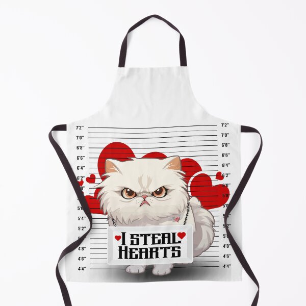 Item preview, I Steal Hearts Cute Cat, Persian Cat, designed and sold by MixedVibes Co..