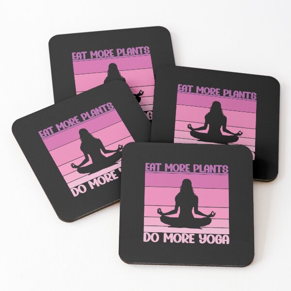 Item preview, Eat more plants do more yoga designed and sold by Ouzgane.