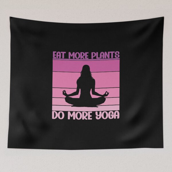 Item preview, Eat more plants do more yoga designed and sold by Ouzgane.