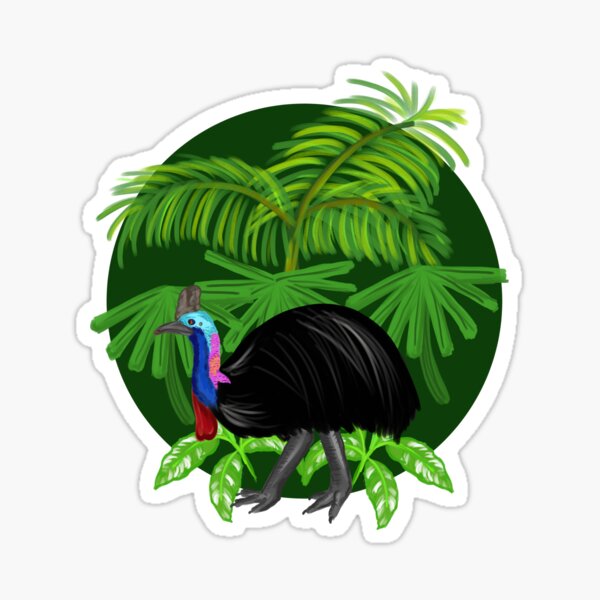 Item preview, Cassowary in the Daintree designed and sold by DEWEYandSKY.