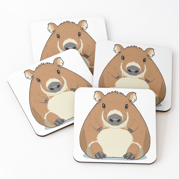 Item preview, Chillax with Capybara, cute illustration designed and sold by EmeraldeaArt.