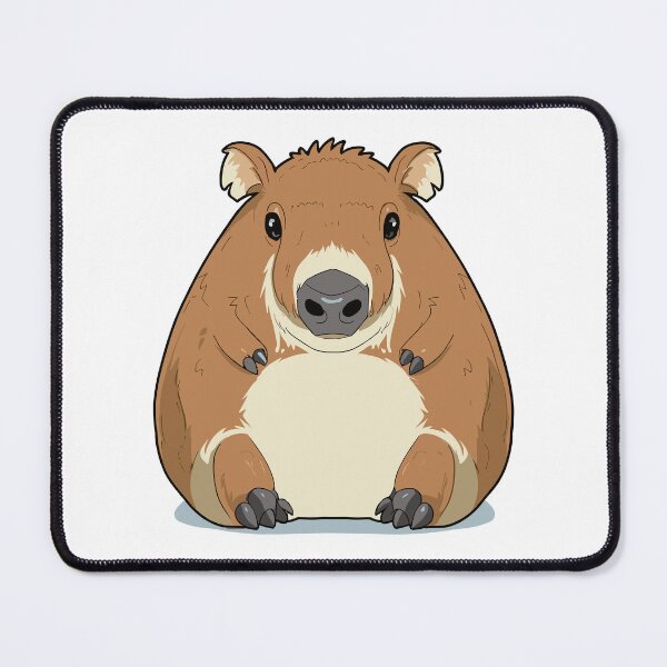 Item preview, Chillax with Capybara, cute illustration designed and sold by EmeraldeaArt.