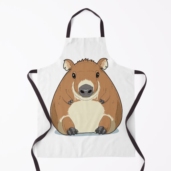 Item preview, Chillax with Capybara, cute illustration designed and sold by EmeraldeaArt.