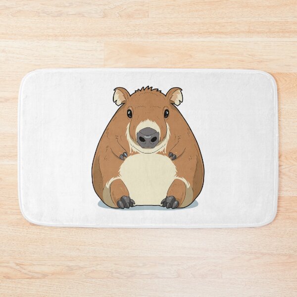 Item preview, Chillax with Capybara, cute illustration designed and sold by EmeraldeaArt.