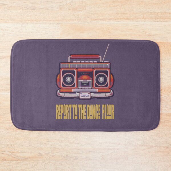 Item preview, Old School Boombox Purple Background designed and sold by galvezvectors.