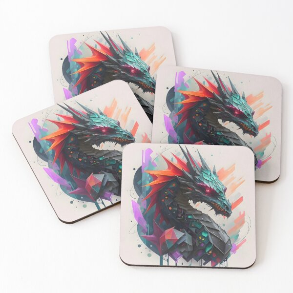 Item preview, Dimensional Elegance: Geometric Prism Dragon designed and sold by DragonRealms.