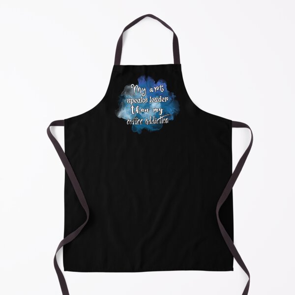 Item preview, My art speaks lauder than my coffee addiction designed and sold by UnCoverDesign.