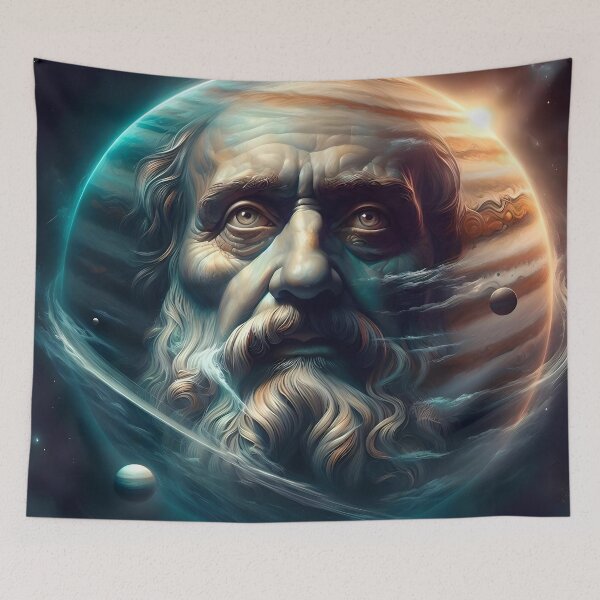 Item preview, Galilean Galileo- The face of Jupiter designed and sold by AI-ArtOfScience.