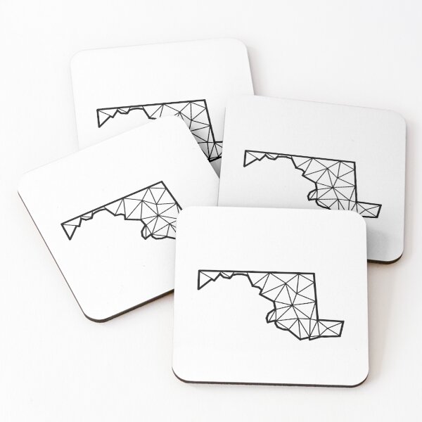 Item preview, Geometric Maryland State Design designed and sold by anne-dromeda.