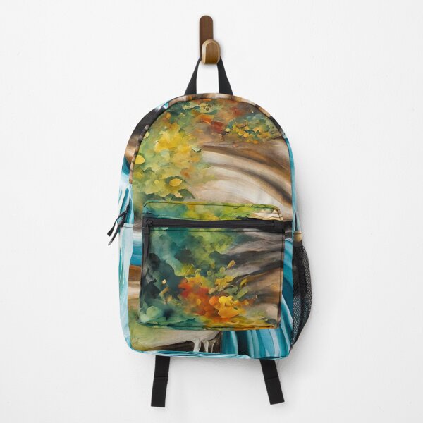 Item preview, Copy of Waterfall is flowing in jungle. Nature abstract designed and sold by Modern-Tropical.