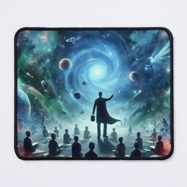Item preview, Teacher of the Universe designed and sold by AI-ArtOfScience.