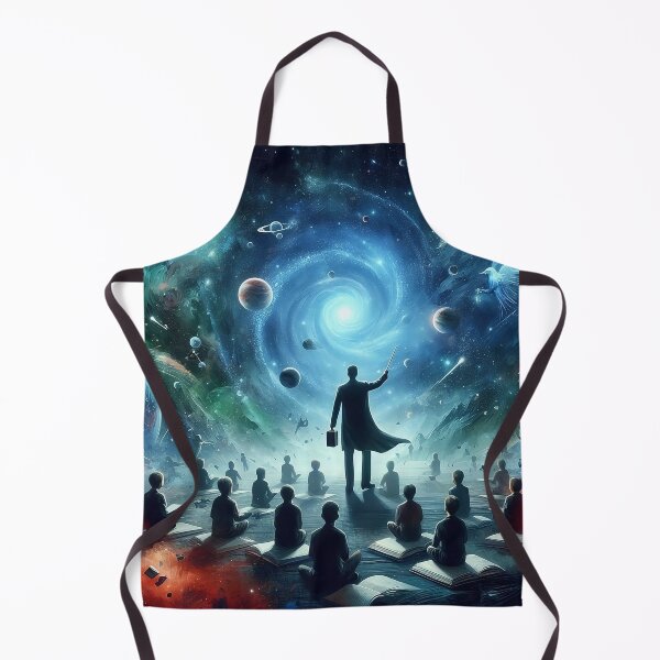 Item preview, Teacher of the Universe designed and sold by AI-ArtOfScience.