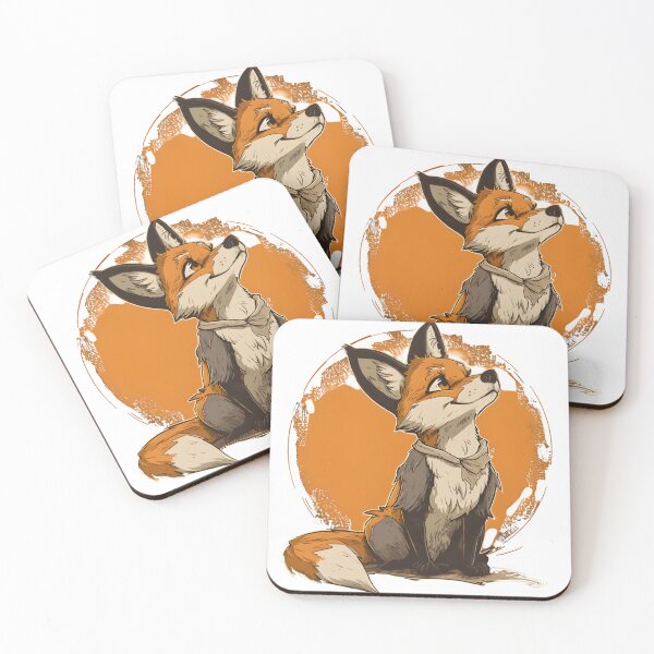 Item preview, Respectful Fox Cartoonish designed and sold by luckyanimechann.