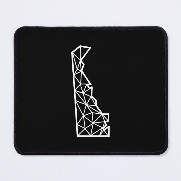 Item preview, Geometric Delaware State Design - White Lines designed and sold by anne-dromeda.