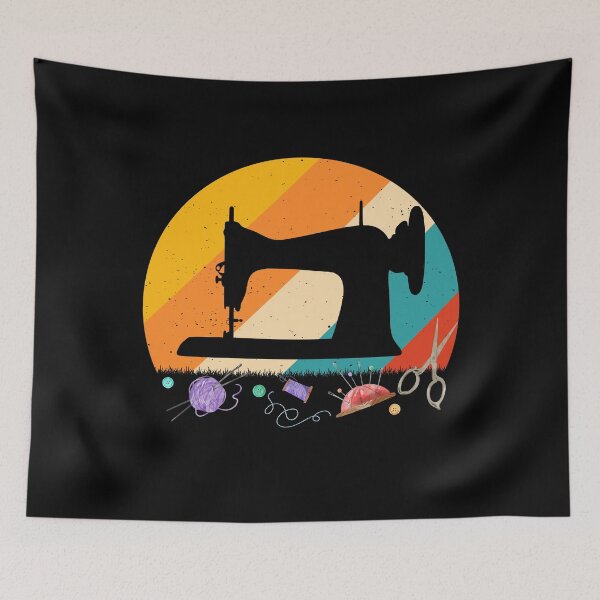 Item preview, Vintage Retro Sewing Machine lover – Quilt Sew Seamstress  designed and sold by Dapper-Art.