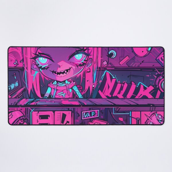 Item preview, Cyberpunk Girl - Neon - Pink designed and sold by RoninUnknown.