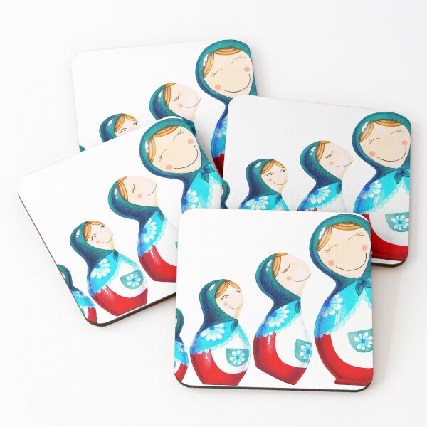 Item preview, Kissing Matryoshka Russian Dolls designed and sold by Vicky Pratt.