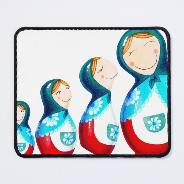Item preview, Kissing Matryoshka Russian Dolls designed and sold by Vicky Pratt.