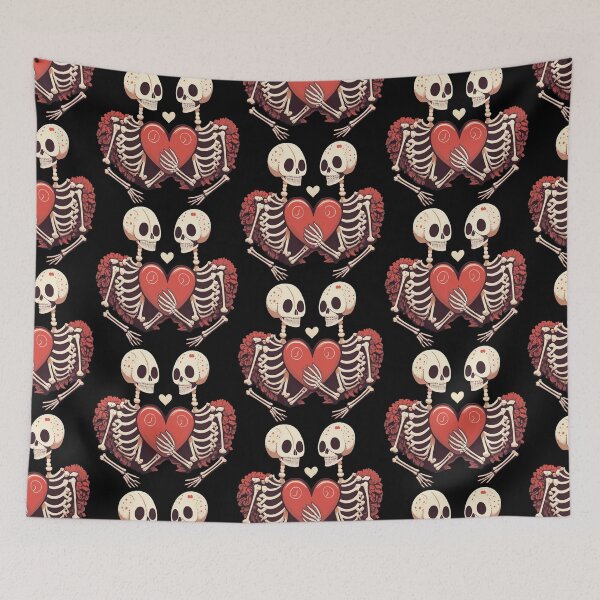 Item preview, Skeletons in love designed and sold by MagelliShop.