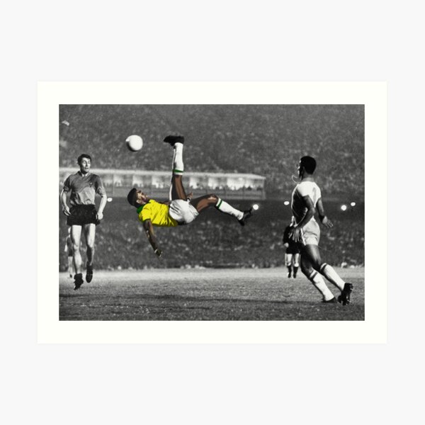 Brazil's Legend Pele Art Print