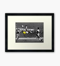 Brazil's Legend Pele Framed Print