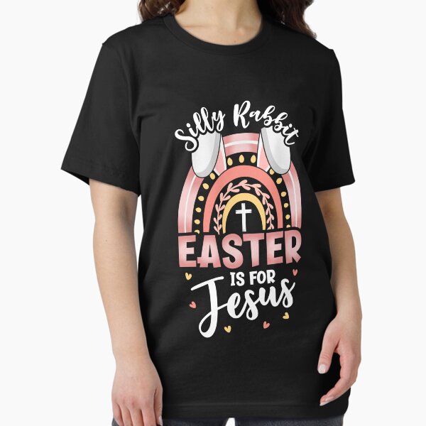 Item preview, Silly Rabbit Easter Is For Jesus Christian Bunny Easter Day designed and sold by MobyStickers.