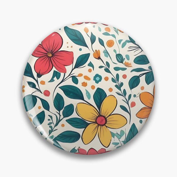 Item preview, distinguished floral pattern of pink, yellow, orange tones designed and sold by JesusSwitch.