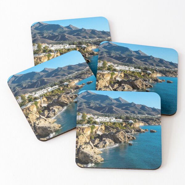 Item preview, Landscape of Andalusia. Nerja, Spain, view of the sea and mountains. designed and sold by TheTwoWorlds.