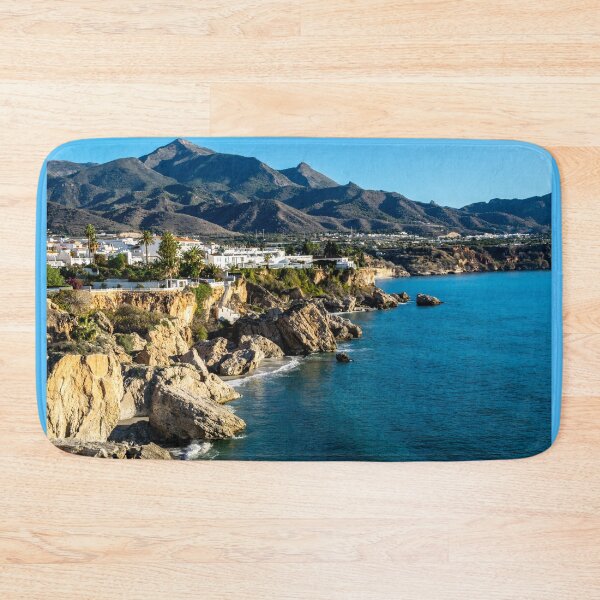 Item preview, Landscape of Andalusia. Nerja, Spain, view of the sea and mountains. designed and sold by TheTwoWorlds.