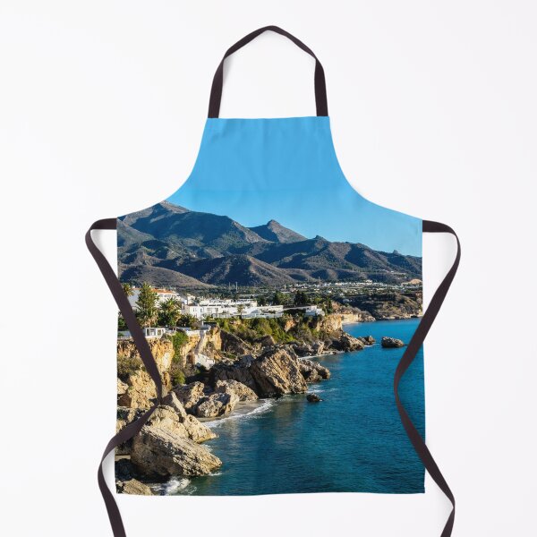 Item preview, Landscape of Andalusia. Nerja, Spain, view of the sea and mountains. designed and sold by TheTwoWorlds.