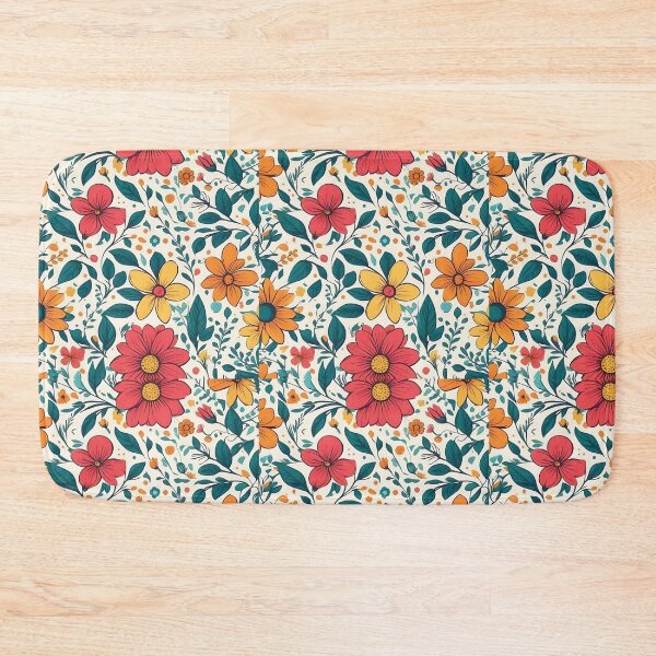 Item preview, distinguished floral pattern of pink, yellow, orange tones designed and sold by JesusSwitch.