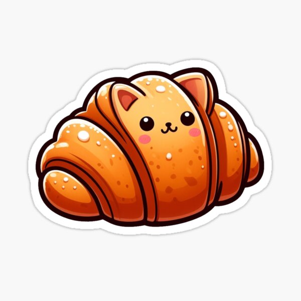 Item preview,  Croissant Cat designed and sold by SnoopKittysCats.