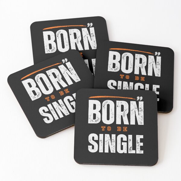 Item preview, Born To Be Single - Funny valentine saying for  Anti Valentine's Day And Single on Valentine’s designed and sold by CHAMSSTORE.