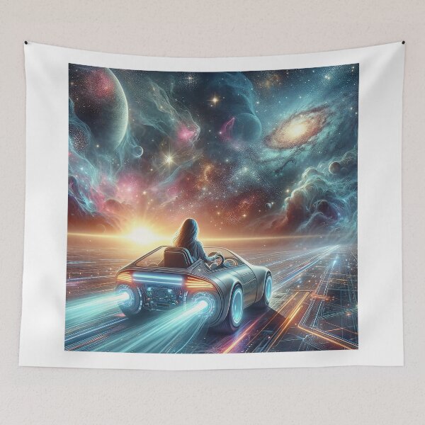 Item preview, Driving in Space designed and sold by Ethereal Visions.